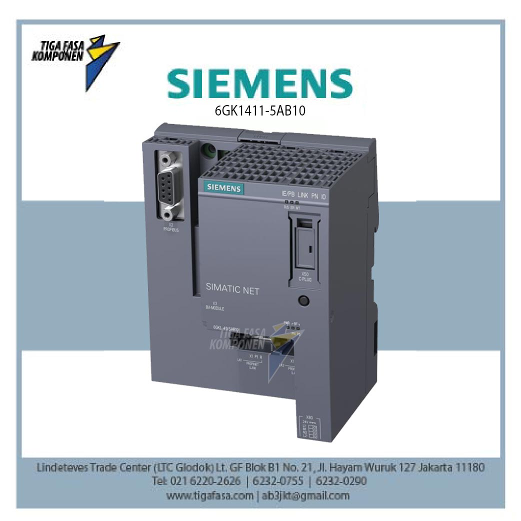6GK1411-5AB10 PROFIBUS, PROFINET IO proxy with real-time communication 