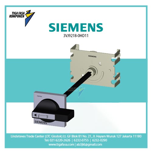 3VJ9218-0HD11 Door mounted rotary with door interlock 3VJ12 