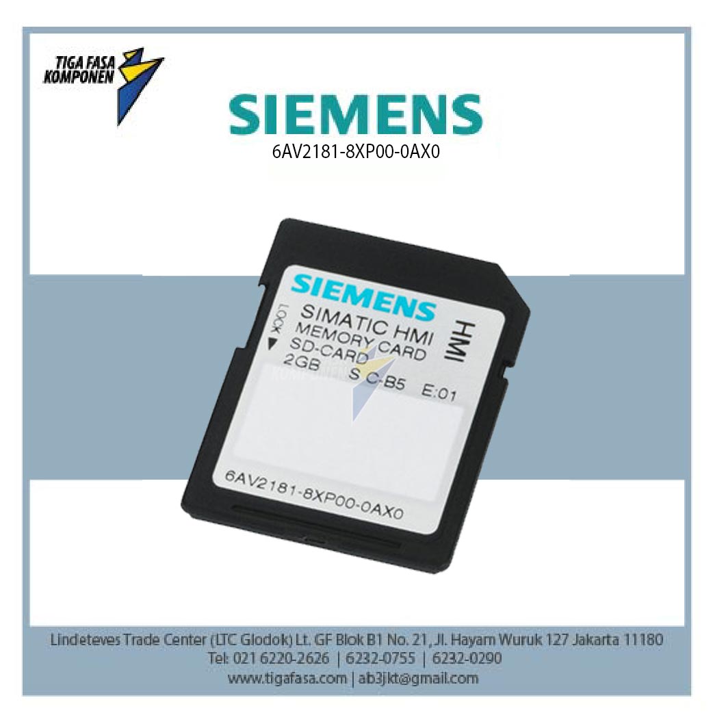 6AV2181-8XP00-0AX0 SIMATIC SD Memory Card  