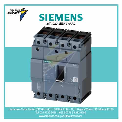 3VA1020-2ED42-0AA0 MCCB 4P 20A 16kA 