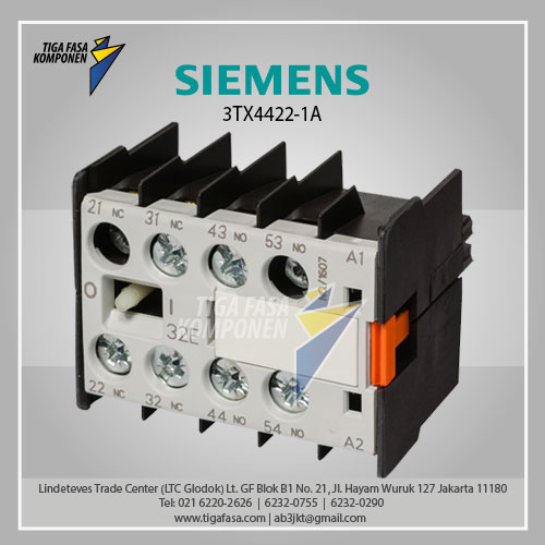 3TX4422-1A Auxillary Contact Block 2NO 2NC