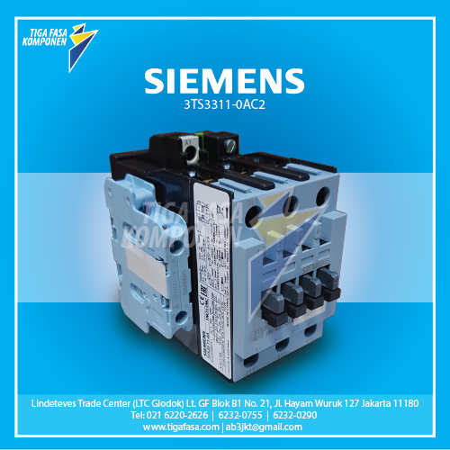 3TS3311-0AC2 MC 11kW 25A 1NO+1NC 24VAC 