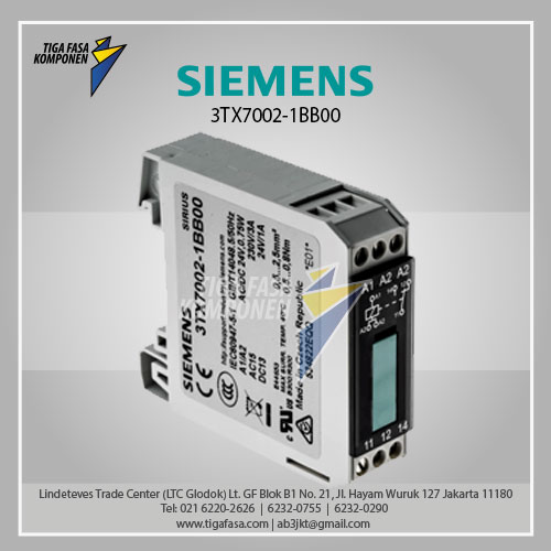 3TX7002-1BB00 Auxiliary Contactor AC/DC 24V 