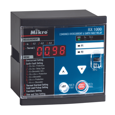 RX1000A-230A MIKRO Over Current & Earth Fault Relay