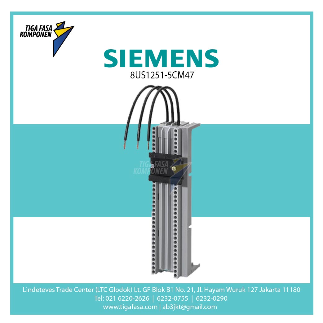 8US1251-5CM47 Busbar system Width: 45 mm 12.5 A with cage clamp