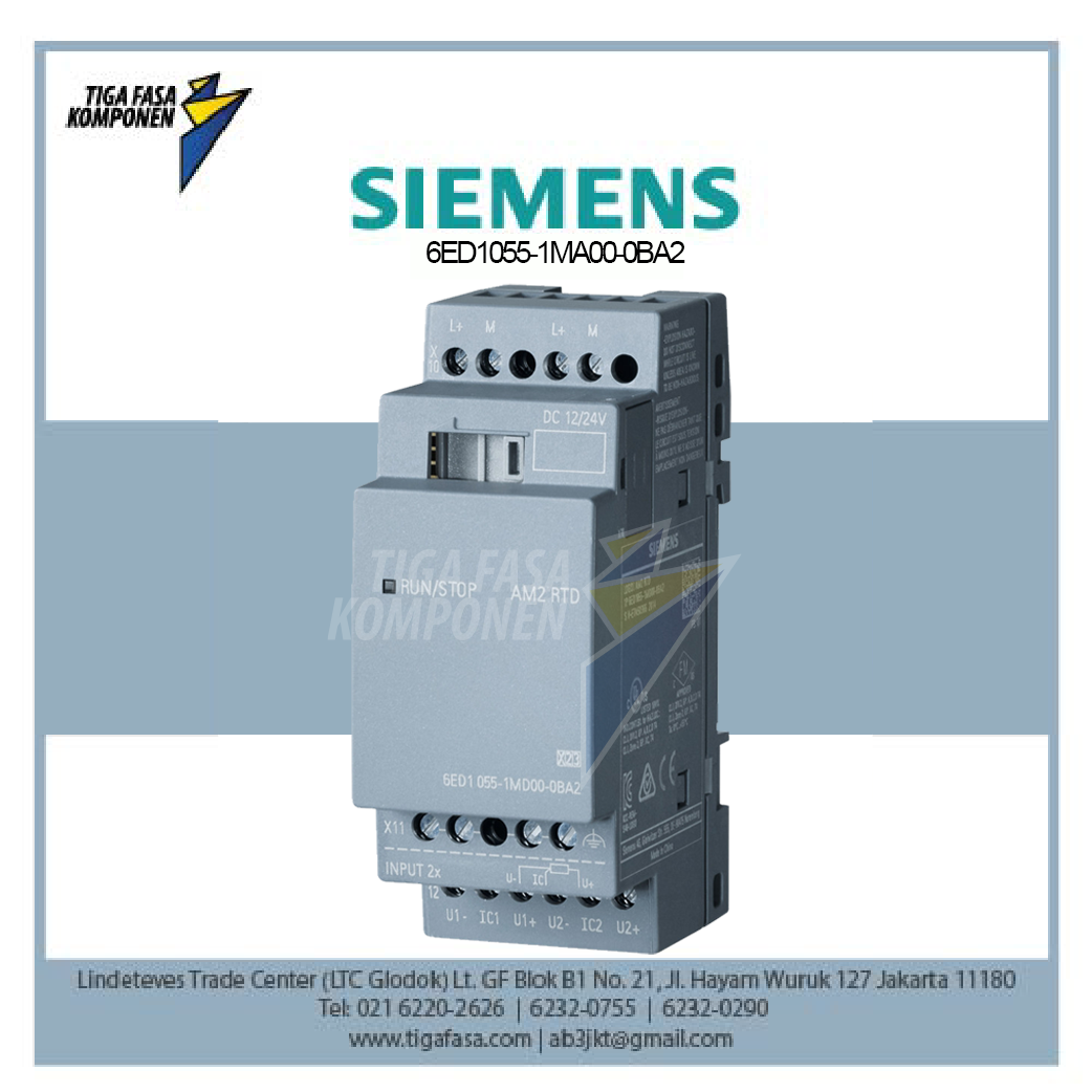 6ED1055-1MA00-0BA2 LOGO! AM2 expansion module 2AI 