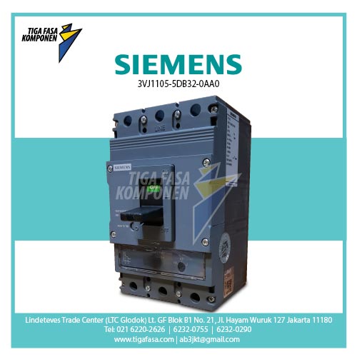 3VJ1105-5DB32-0AA0 MCCB 3P 36kA 40-50A 