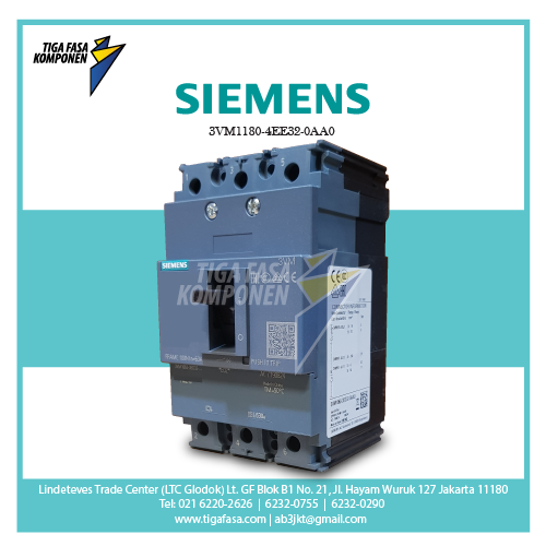 3VM1180-4EE32-0AA0 MCCB 3P 36kA 56-80A 