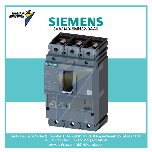 3VA2140-5MN32-0AA0 MCCB 3P 16-40A 55kA 