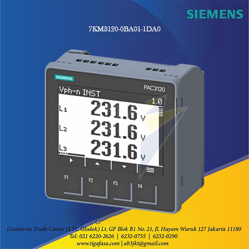 7KM3120-0BA01-1DA0 SENTRON PAC3120 LCD 100-250V 