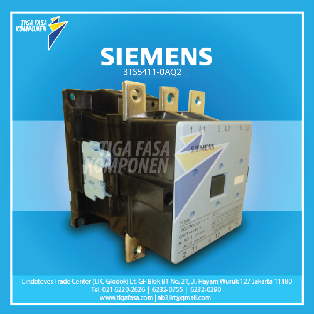 3TS5411-0AQ2 MC 132kW 250A 1NO+1NC 380VAC 