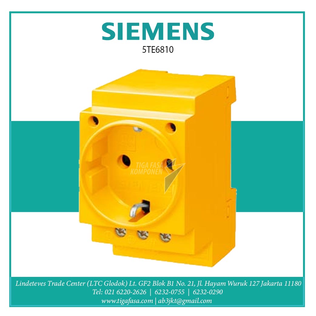 5TE6810 Socket Outlet 16 A Yellow 