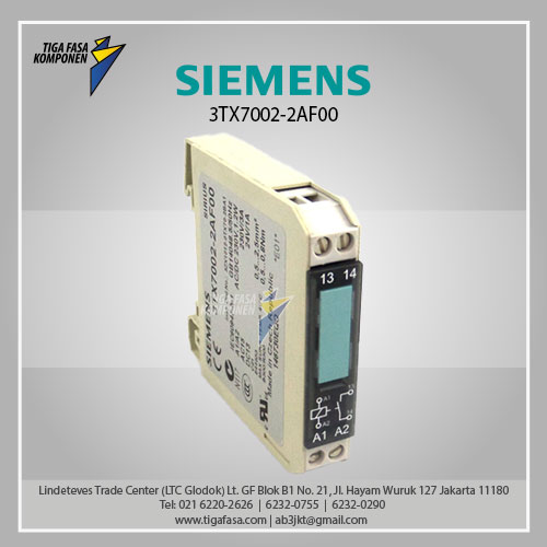 3TX7002-2AF00 Input coupling link Phased-out product 1 NO, 230 V AC/DC 