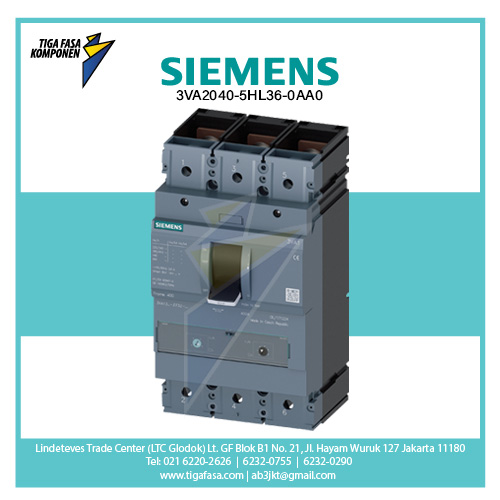 3VA2040-5HL36-0AA0 MCCB 3P 16-40A 55kA 