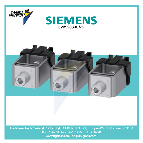 3VA9233-0JA12 Box Terminal 3 Units For: 3VA5 250 