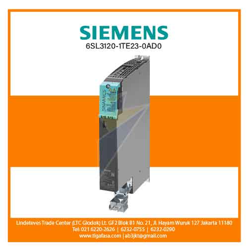 6SL3120-1TE23-0AD0 SINAMICS S120 SINGLE MOTOR MODULE INPUT 