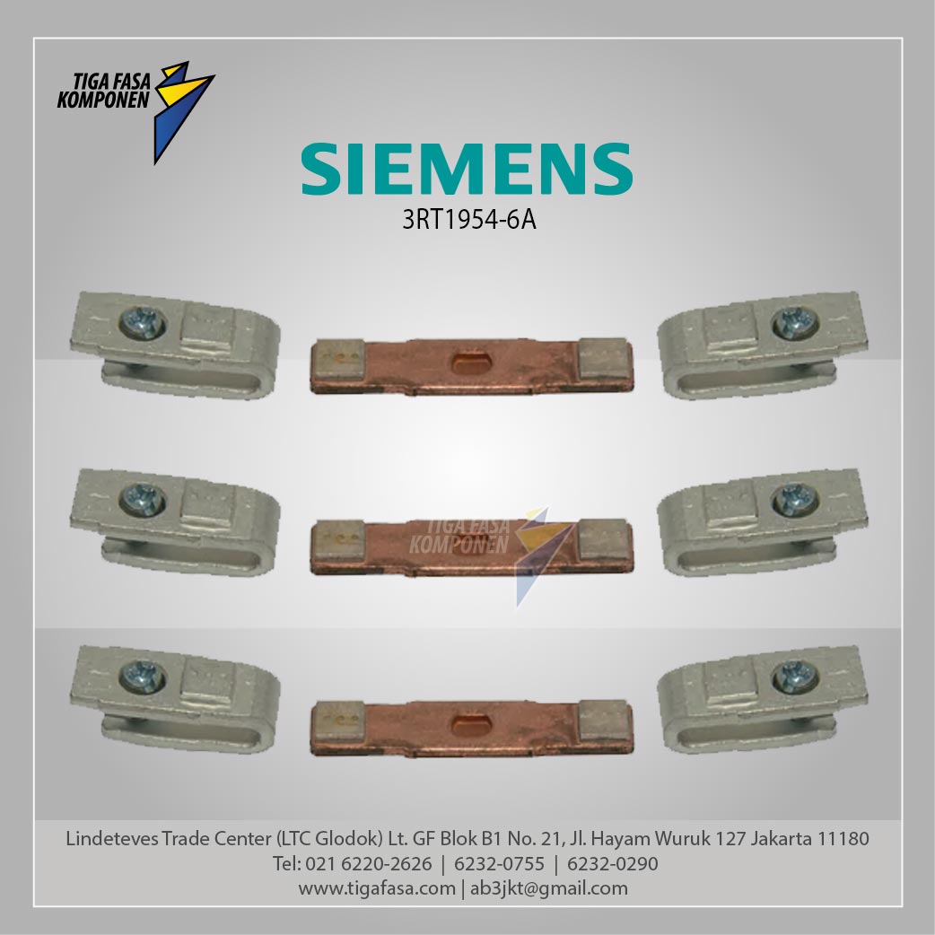 3RT1954-6A Contact Pieces for 3RT1054 consists of 3 movable and 6 fixed