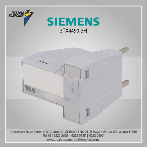 3TX4490-3H Surge suppressor Varistor 48...127 V AC/70...150 V DC for plugging