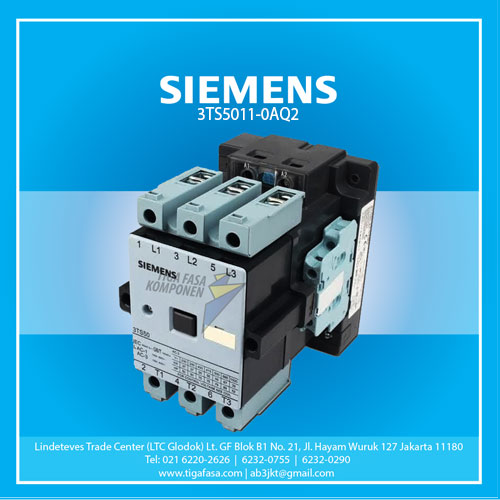 3TS5011-0AQ2 MC 55kW 105A 1NO+1NC 380VAC 