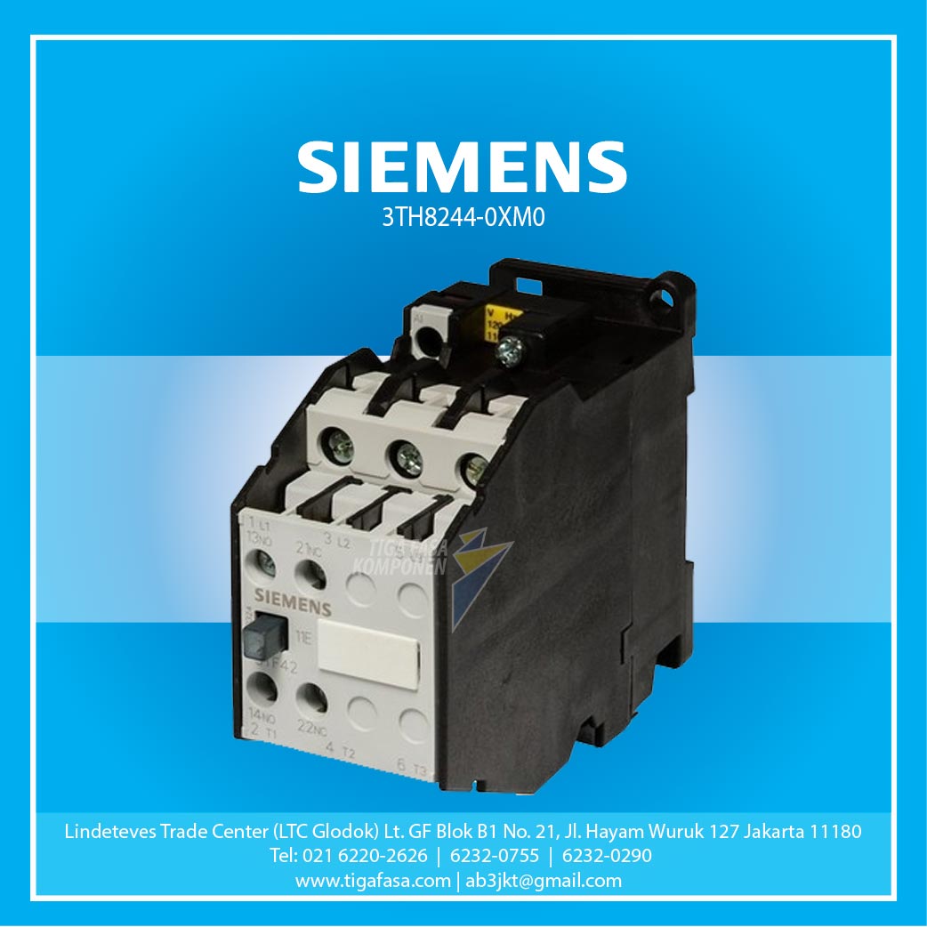 3TH8244-0XM0 Contactor Relay 4NO+4NC 220V 380 V AC