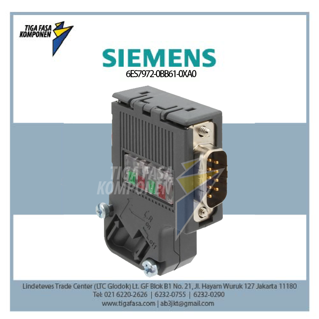 6ES7972-0BB61-0XA0 SIMATIC DP 15.8x 54x 39.5 mm