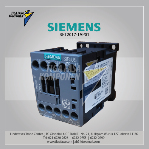 3RT2017-1AP01 MC 12 A 5.5 kW / 400 V 3P 230 V AC