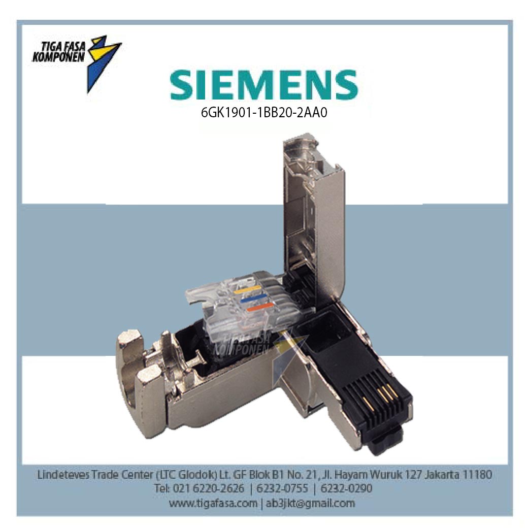 6GK1901-1BB20-2AA0 Industrial Ethernet Fast Connect RJ45 plug 90 2x 2 