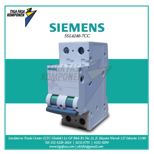 5SL4240-7CC MCB 2P 40A 10kA 