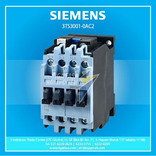 3TS3001-0AC2 MC 4kW 9A 1NC 24VAC 