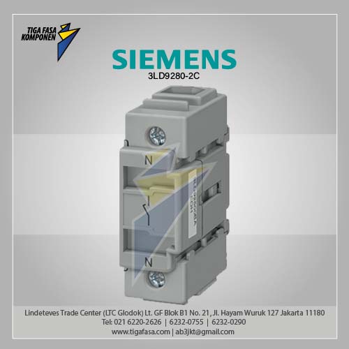 3LD9280-2C Neutral Conductor/PE terminal 100A and 125A Front